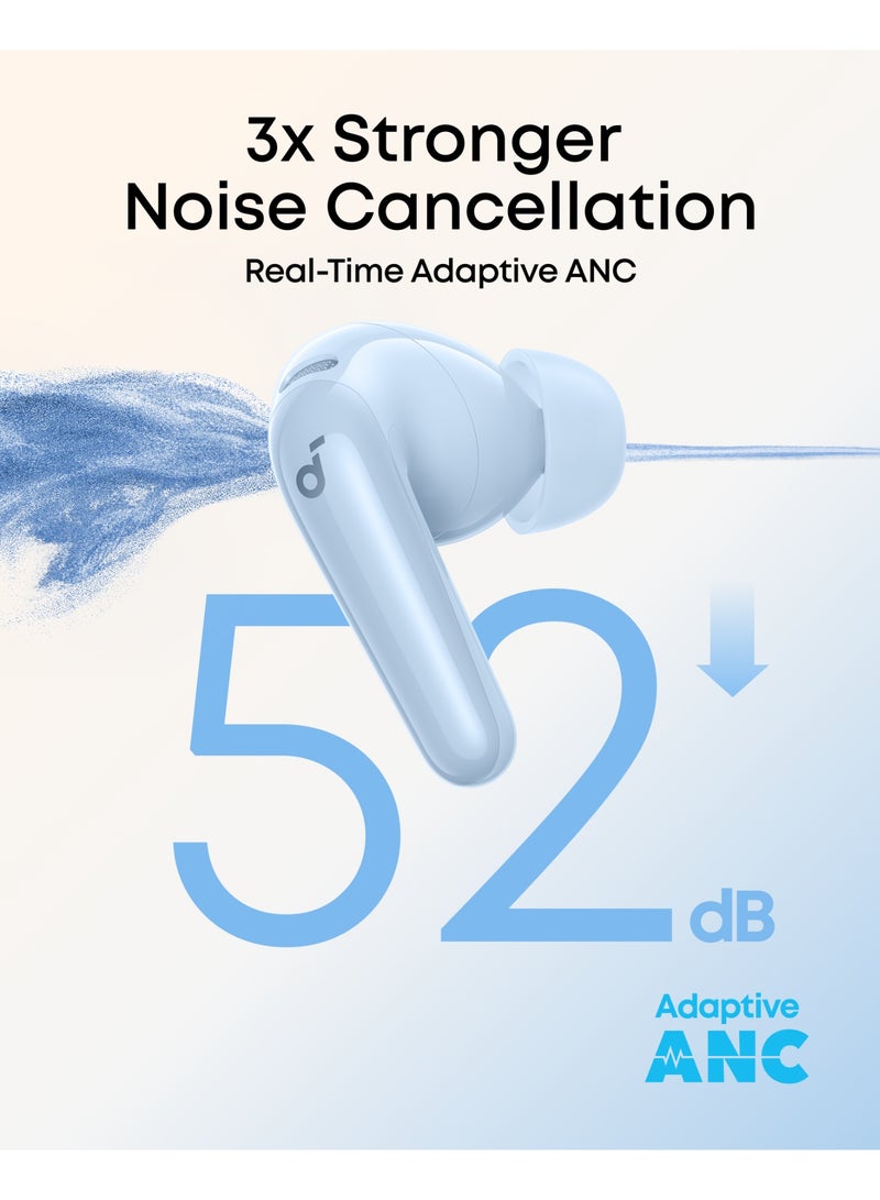 Soundcore P31i By Anker, Real-Time Adaptive Noise Cancelling, Hi-Res Sound, Wireless Bluetooth Earbuds, Translation Earbuds, 50H Playtime, Wireless Earbuds,Bluetooth Earbuds,Bluetooth Headphones Light Blue - Image 2