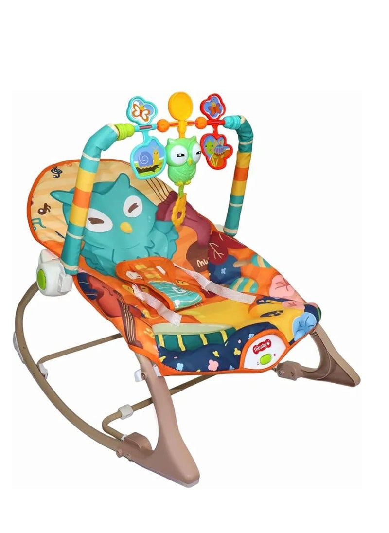 Generic - Electric automatic baby rocket chair Bouncer baby music remote control bed chair rocking chair shaker swing couch bed table - Image 1