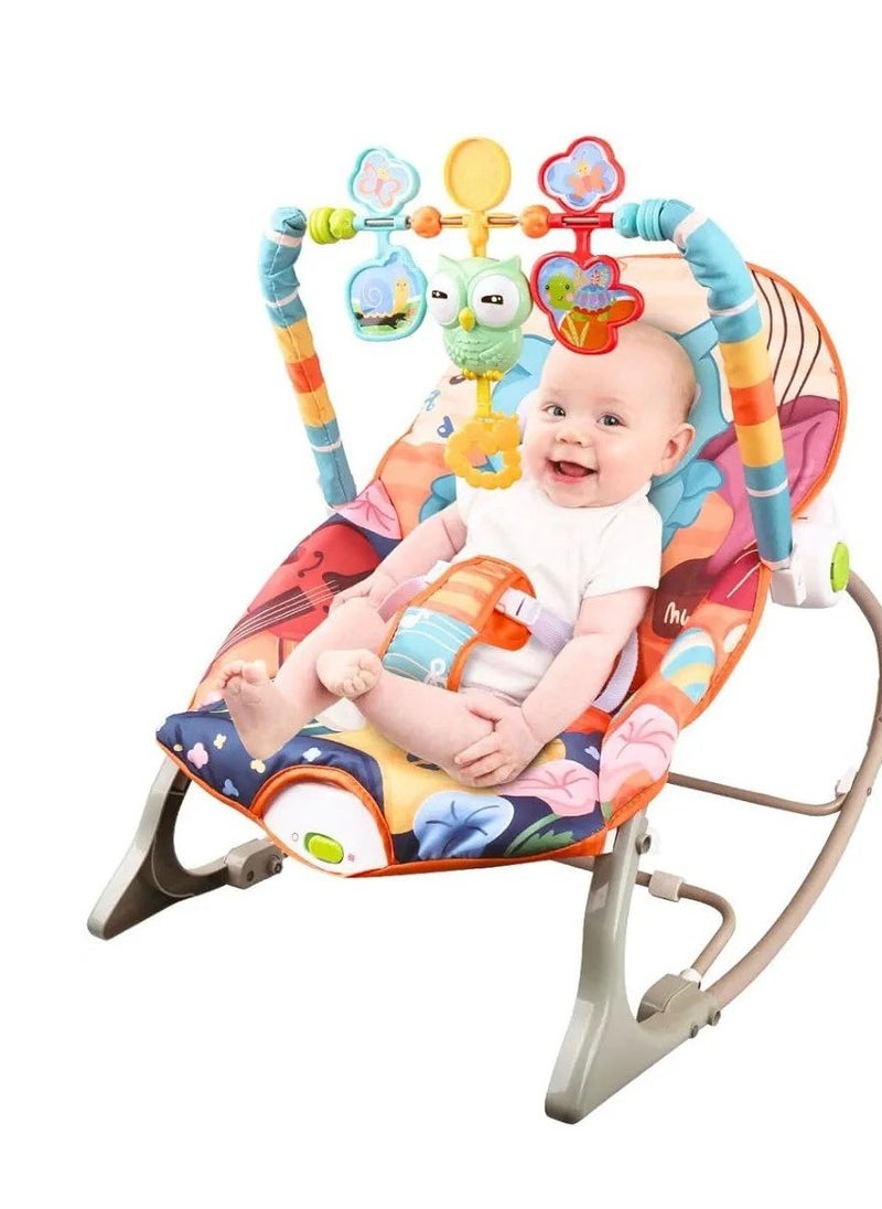 Generic - Electric automatic baby rocket chair Bouncer baby music remote control bed chair rocking chair shaker swing couch bed table - Image 1