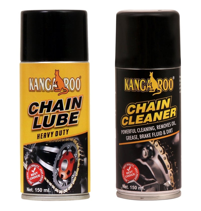 Kangaroo® Chain Lube & Chain Cleaner - 150 ML Each - Image 1