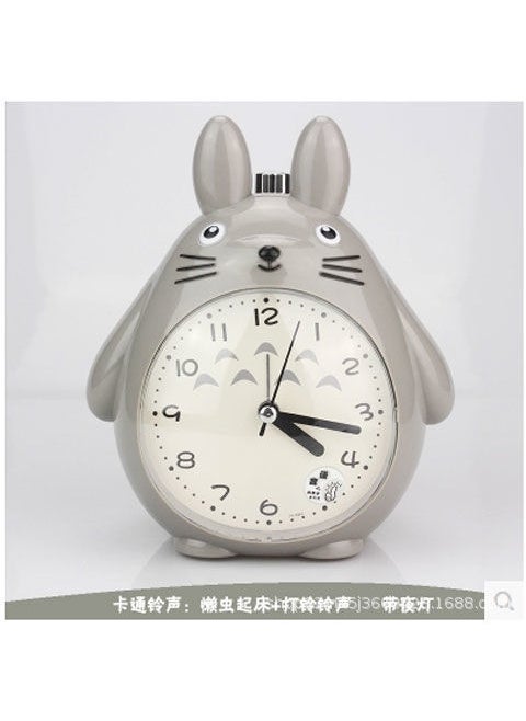 Generic - Creative Cartoon Alarm Clock for Kids8840 Gray/lazy get up/mute/night light/snooze 8840 Gray/lazy get up/mute/night light/snooze - Image 1