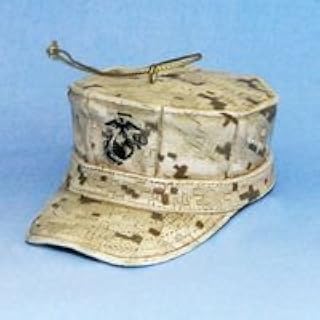KA Kurt Adler U.S. Marine Corps Cap Christmas Ornament - Image 1