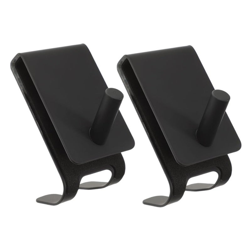 Stainless Steel Over Door Towel Hooks 2 Pack Heavy Duty Hanging Hooks - Image 2