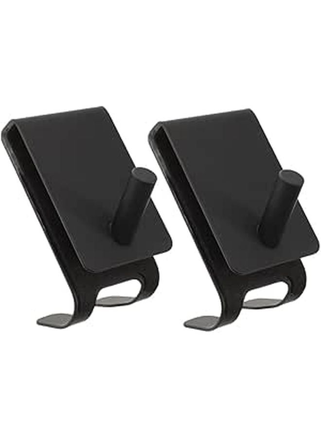 Stainless Steel Over Door Towel Hooks 2 Pack Heavy Duty Hanging Hooks - Image 1