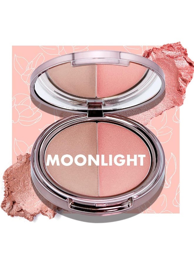 girlactik Glow Duo Cream Highlighter & Blush - Moonlight - Image 4
