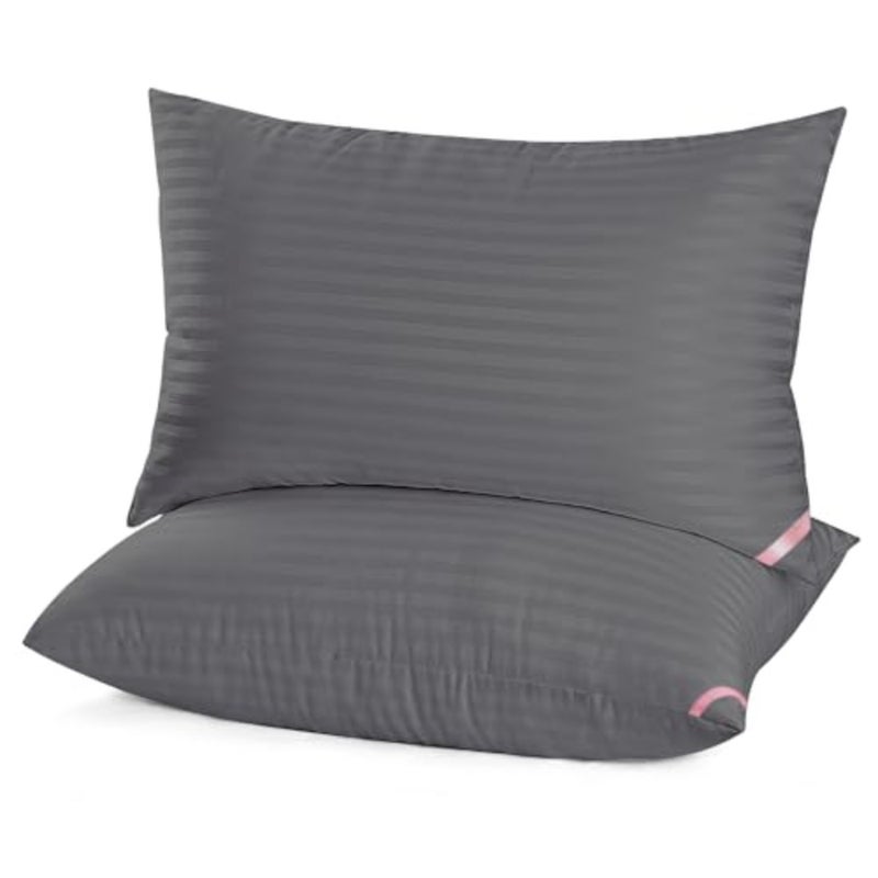 Bed Pillows for Sleeping 2 Pack Queen Size 20 x 30 Inches Super Soft Down Alternative Microfiber Filled Pillows, Pillows for Side and Back Sleepers - Image 5