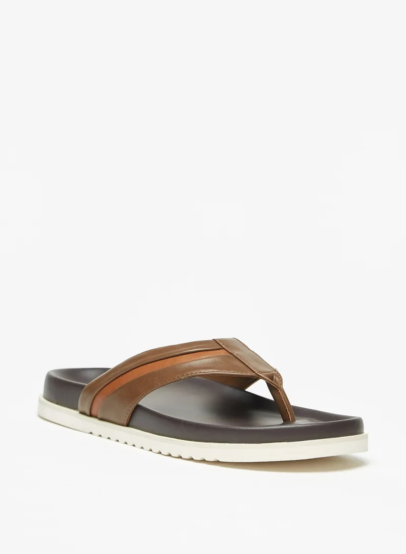 ال بي ال من شو اكسبرس Mens Textured Slip-On Sandals
