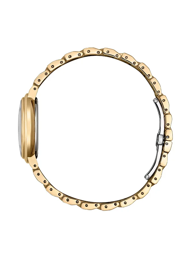 سيتيزن Women's 	Stainless Steel with Gold Plating Strap Citizen L Watch EM0919-85Y - 30 mm