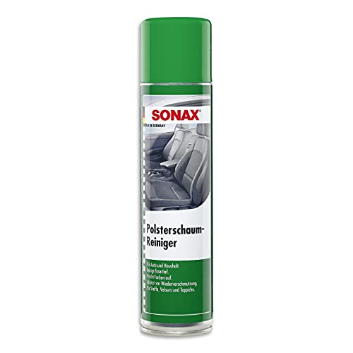 SONAX Foam Upholstery Cleaner 400ml | Deep-Cleaning Foam for Upholstery, Carpets & Textiles | Effectively Removes Stubborn Dirt & Stains, Restores Colors | Easy Vacuum-Off Formula | Art.No.03062000 - Image 1