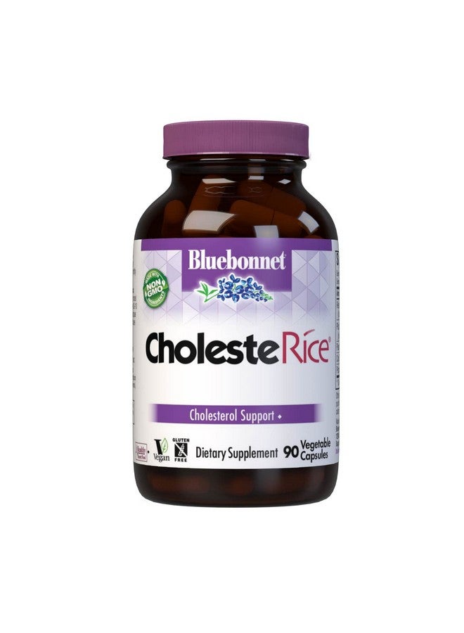 Bluebonnet Nutrition Cholesterice Vegetable Capsules Red Yeast Rice Plant Sterols Pantethine Coq10 Policosanol Vegan Vegetarian Non Gmo Gluten Free Milk Free Soyfree 90 Vegetable Capsules - Image 2