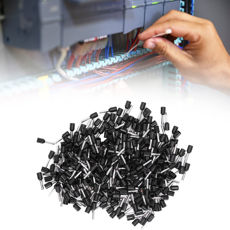 1000Pcs E2510 Needle Tube End Insulation Ferrule Terminal Copper Wire Tubular Insulated Terminal Crimp Connector - Image 2