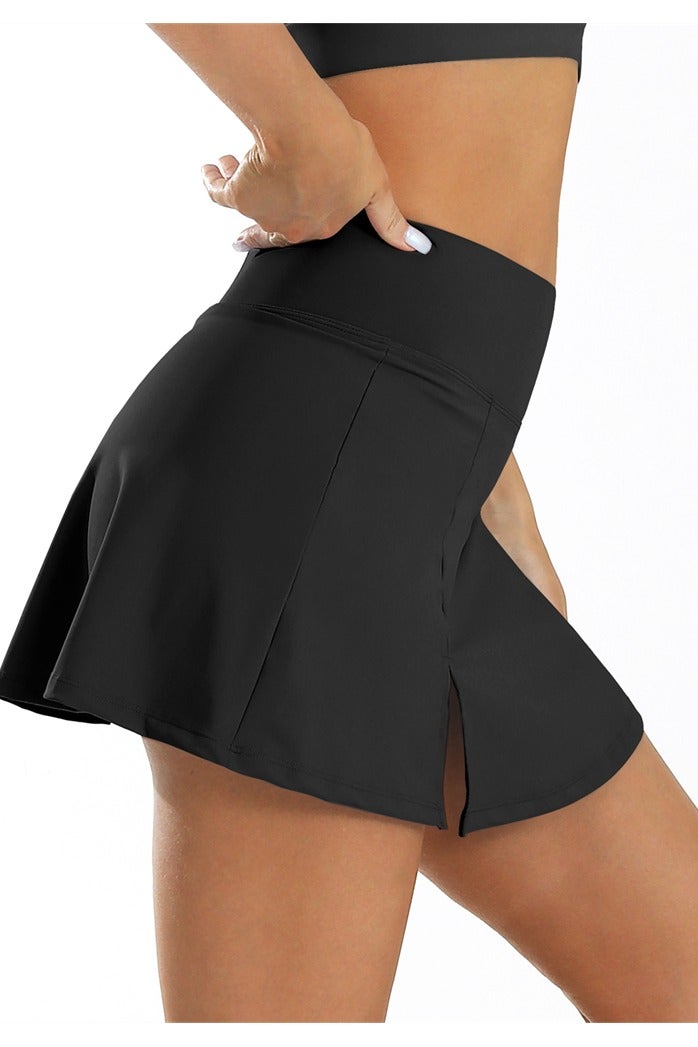 عام تنورة تنس مع شورت نسائي ، تنانير رياضية قصيرة ، ملابس رياضية - Image 2
