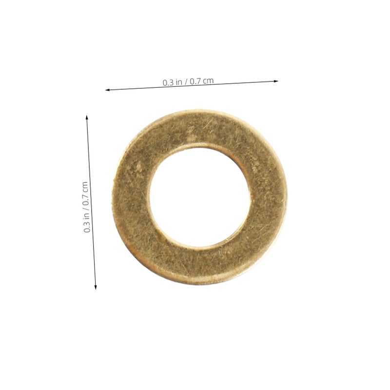 Golden Rivet Spacer Washers 10pcs For Fan Fasteners Repair And Modification Tools - Image 3