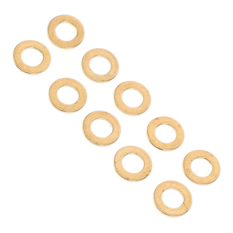 Golden Rivet Spacer Washers 10pcs For Fan Fasteners Repair And Modification Tools - Image 2