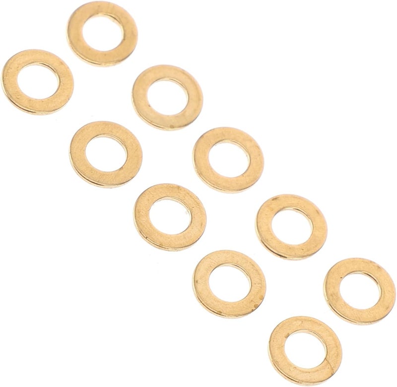 Golden Rivet Spacer Washers 10pcs For Fan Fasteners Repair And Modification Tools - Image 1