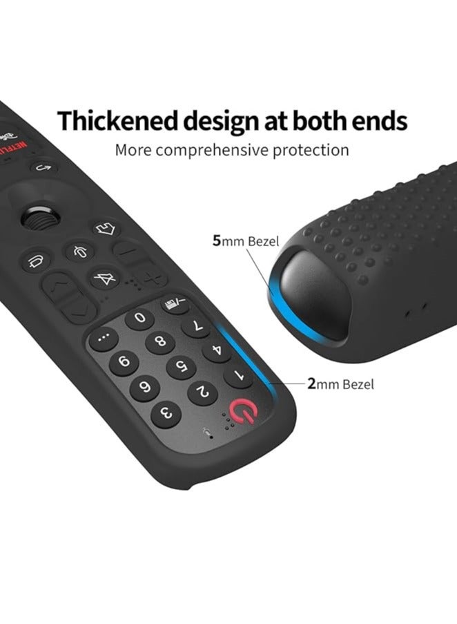 General Oboe Silicone TV Remote Control Case for 2021 LG Smart TV Remote LG MR21GA Dropproof Silicone Case  - Image 3