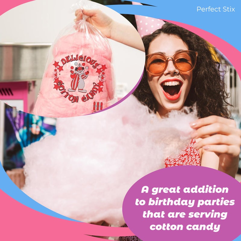 Concession Essentials Cotton Candy Bags - Pack of 300ct - Image 2