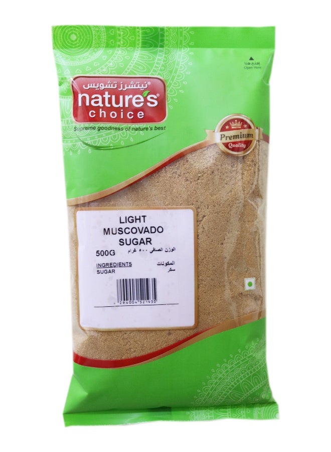 Nature's Choice Light Muscovado Sugar 500G - Image 1