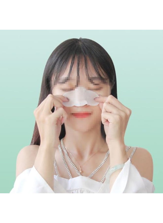 esowemsn 400pcs NonWoven Cotton Nose Pad Disposable Nose Strip Patches White Cotton Nose Strip Towel Cosmetic Facial Paper Sheet - Image 3