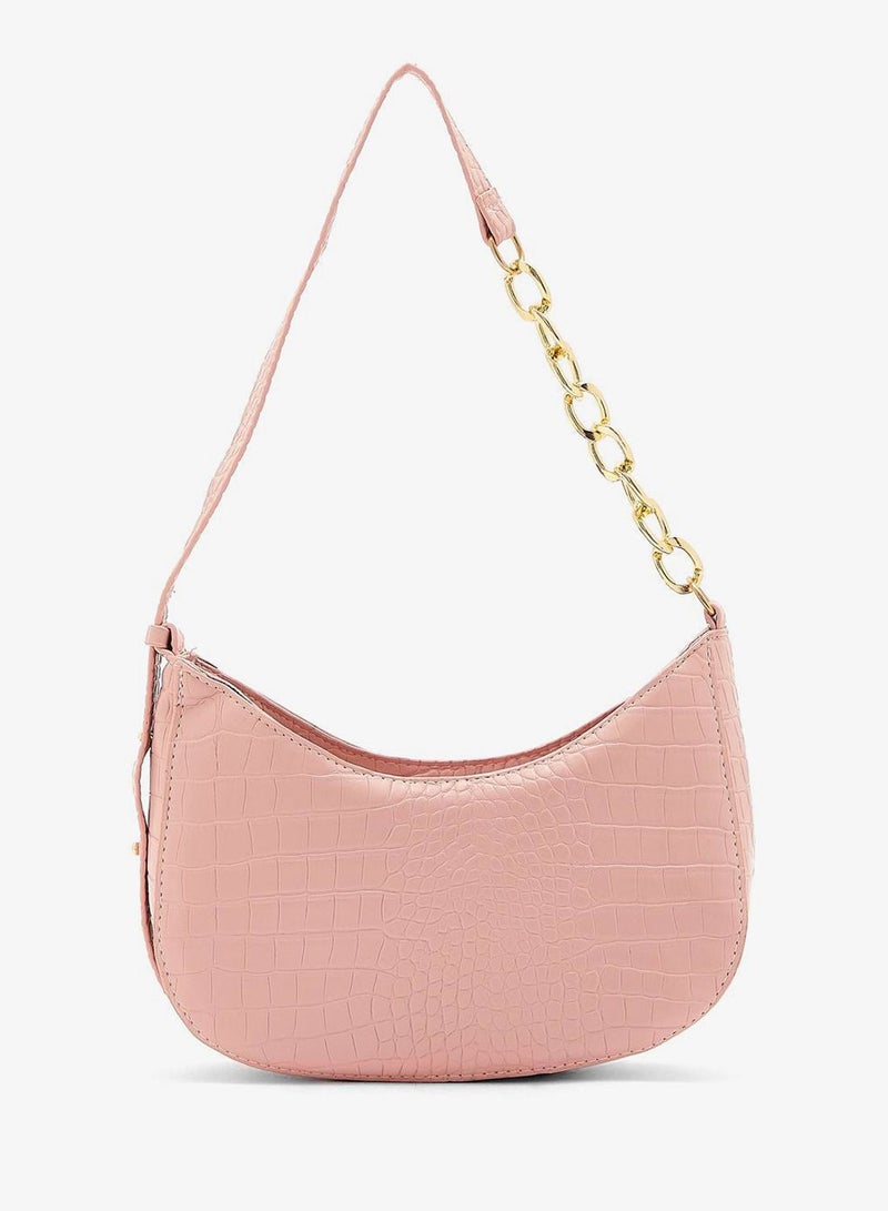 ELLA Croc Shoulder Bag - Image 1