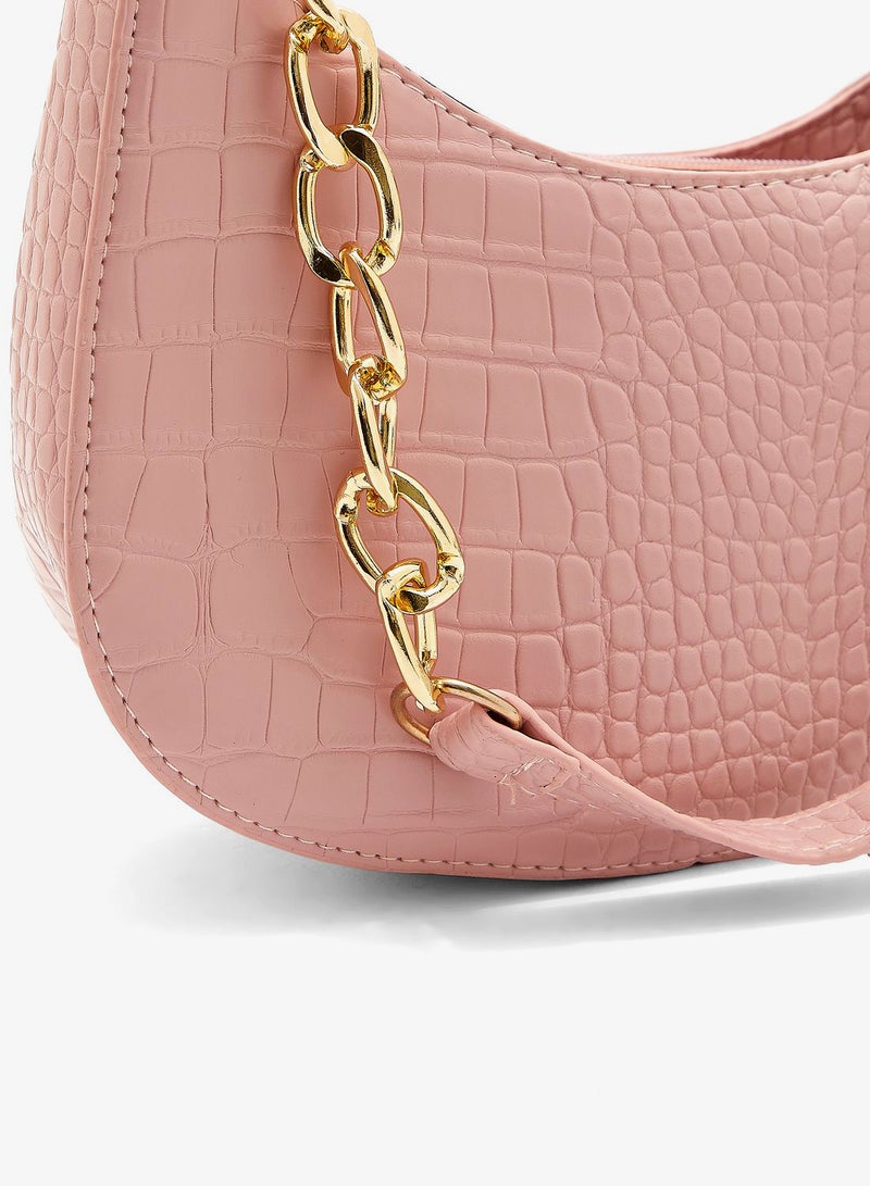 ELLA Croc Shoulder Bag - Image 4
