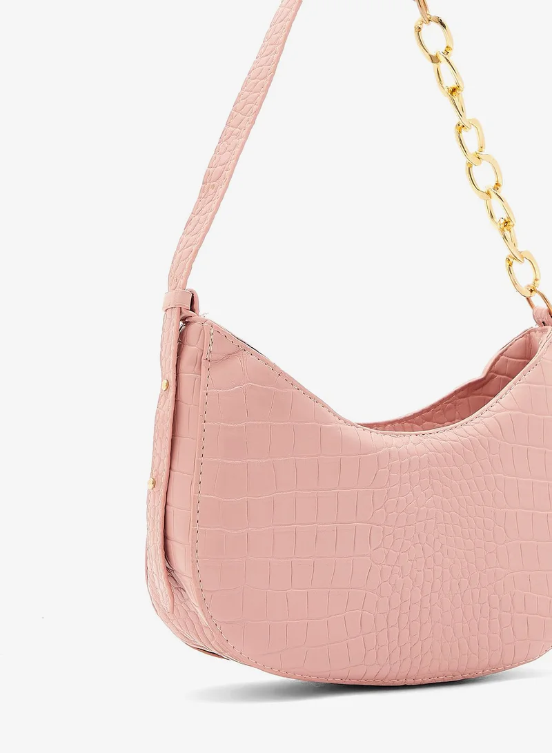 ELLA Croc Shoulder Bag
