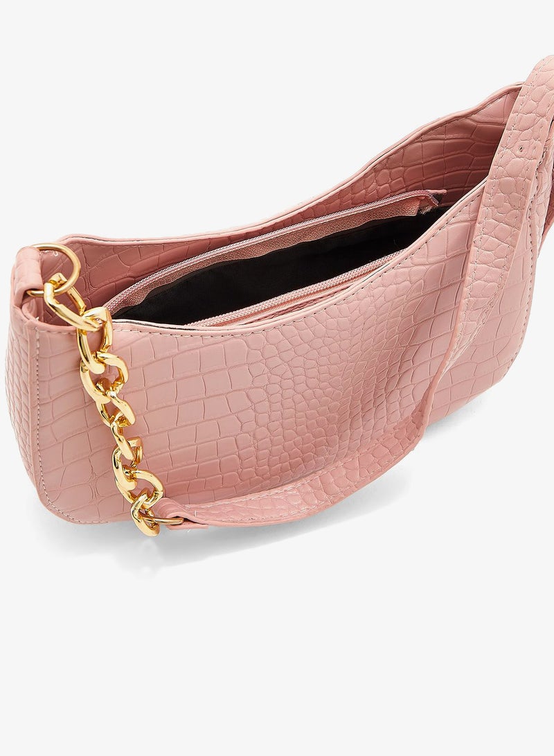 ELLA Croc Shoulder Bag - Image 5