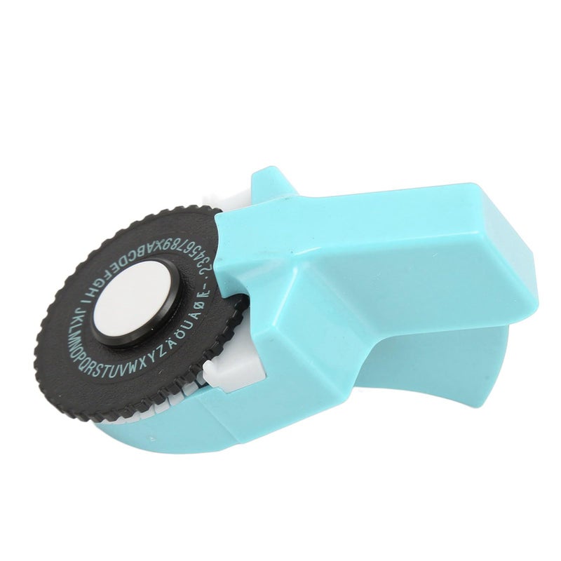 آلة صنع الملصقات المحمولة بالنقش البارز مع أشرطة للمكتب المنزلي والأعمال اليدوية باللون الأزرق - Image 3