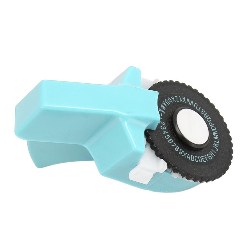 آلة صنع الملصقات المحمولة بالنقش البارز مع أشرطة للمكتب المنزلي والأعمال اليدوية باللون الأزرق - Image 4