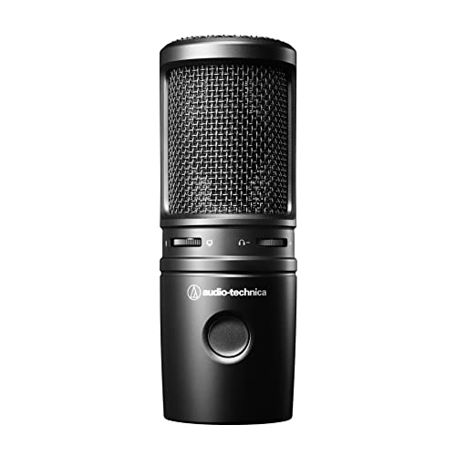 Audio-Technica AT2020USB-X Cardioid Condenser USB Microphone, Black - Image 1