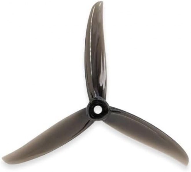 5136 5.15-inch 3-Blade Propeller For Professional Freestyle Drone Propulsion System UAV Technical Alignment 6Pairs Paddle Blades(Dark Grey)