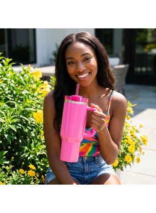 Stanley x Starbucks 40 OZ Pink Tumbler - view 5