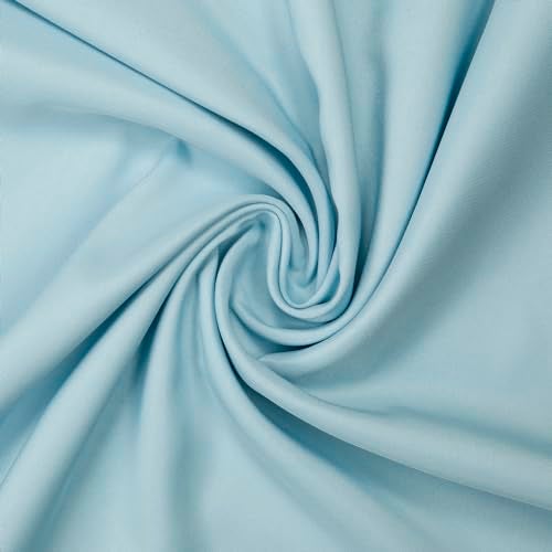 Gee Di Moda Rectangle Tablecloth - 70 x 120 Inch Baby Blue Table Cloth for 6 or 8 Foot Rectangle Table - Heavy Duty Washable Fabric - for Buffet Table, Holiday Party, Dinner, Wedding & Baby Shower - Image 4