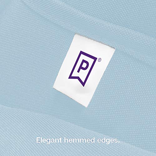 Gee Di Moda Rectangle Tablecloth - 70 x 120 Inch Baby Blue Table Cloth for 6 or 8 Foot Rectangle Table - Heavy Duty Washable Fabric - for Buffet Table, Holiday Party, Dinner, Wedding & Baby Shower - Image 5
