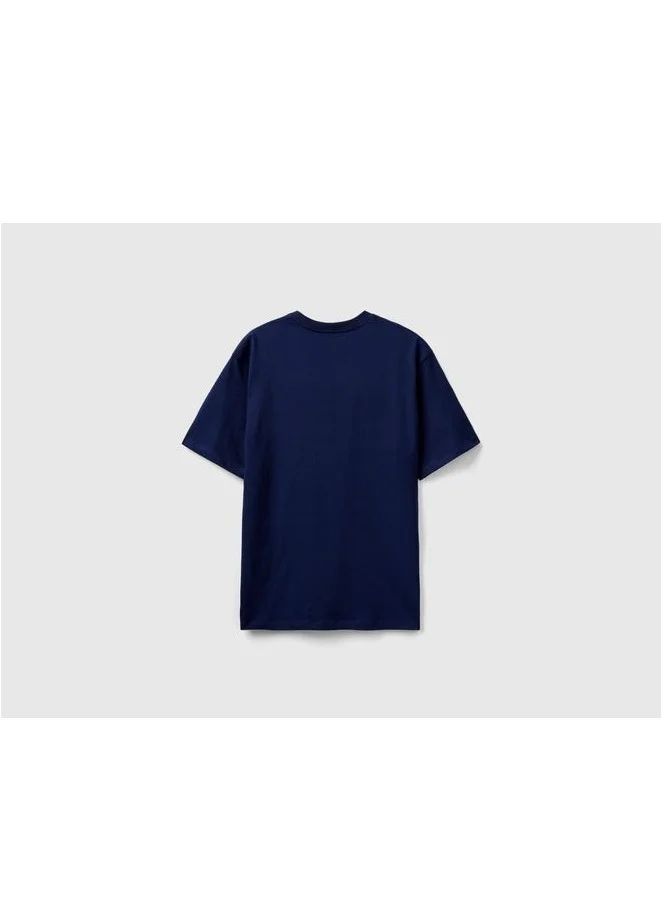 UNITED COLORS OF BENETTON T-shirt With Slogan Print