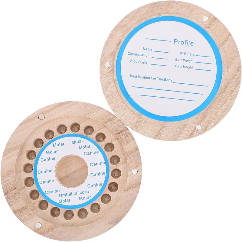 Teeth Box Tooth Keepsake Storage for Souvenir Box for Newborns and Nursery Collection - Image 1