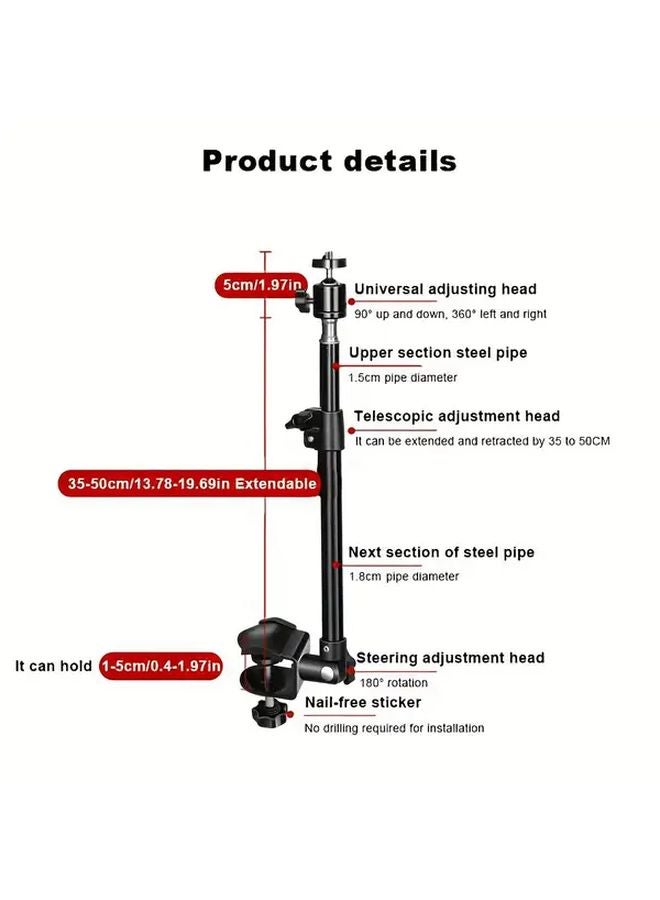 No Drill Heavy Duty Security Camera Stand Base 13 78inch 19 69inch Wall Ceiling Mount - Image 3