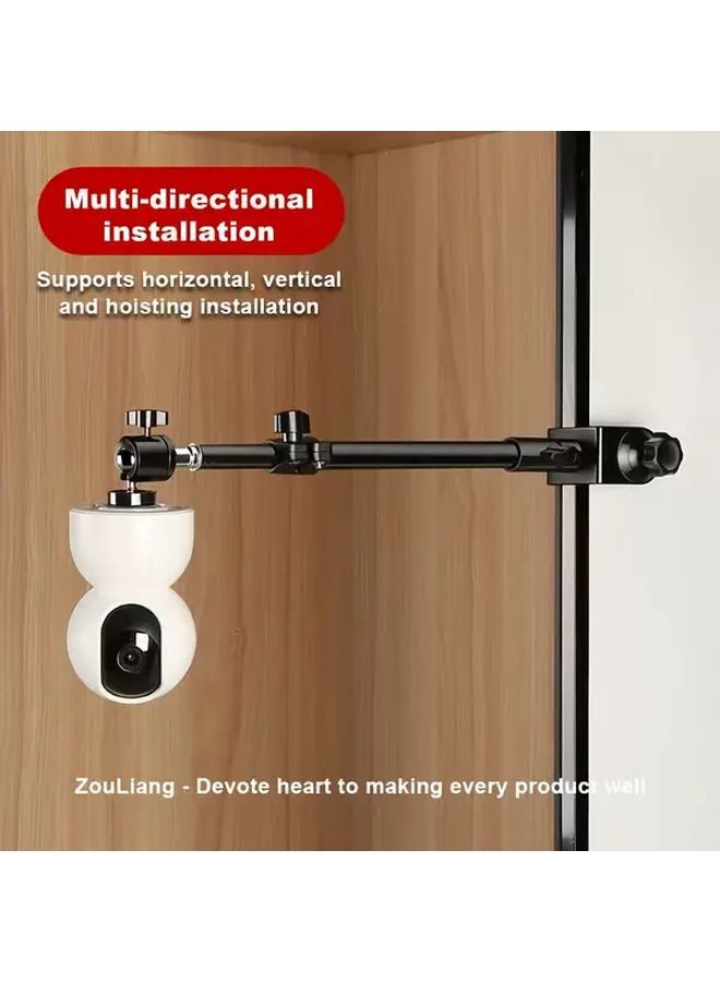 No Drill Heavy Duty Security Camera Stand Base 13 78inch 19 69inch Wall Ceiling Mount - Image 5