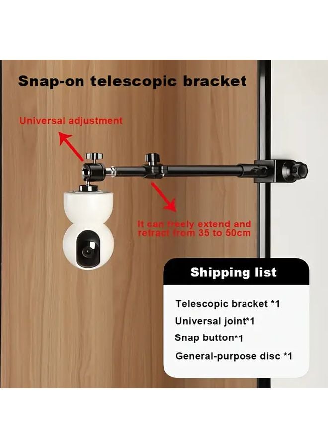 No Drill Heavy Duty Security Camera Stand Base 13 78inch 19 69inch Wall Ceiling Mount - Image 1