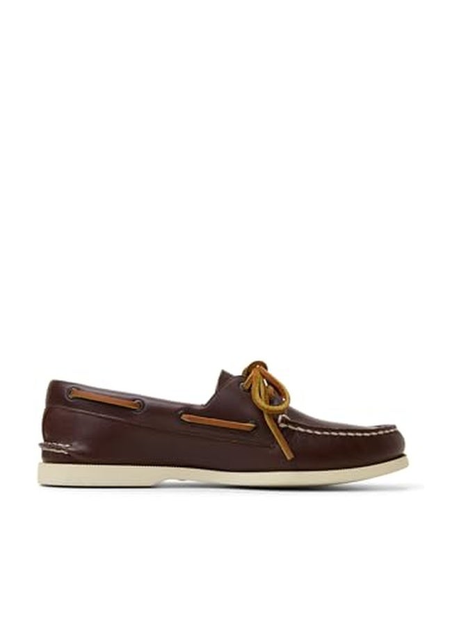 Sperry Men's Authentic Original 2-Eye Boat Shoe, Dark Brown, 12 - Image 1