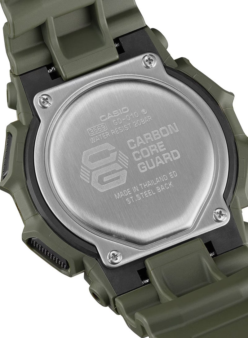 CASIO G-Shock Digital Resin Band Watch GD-010-3 - Image 4