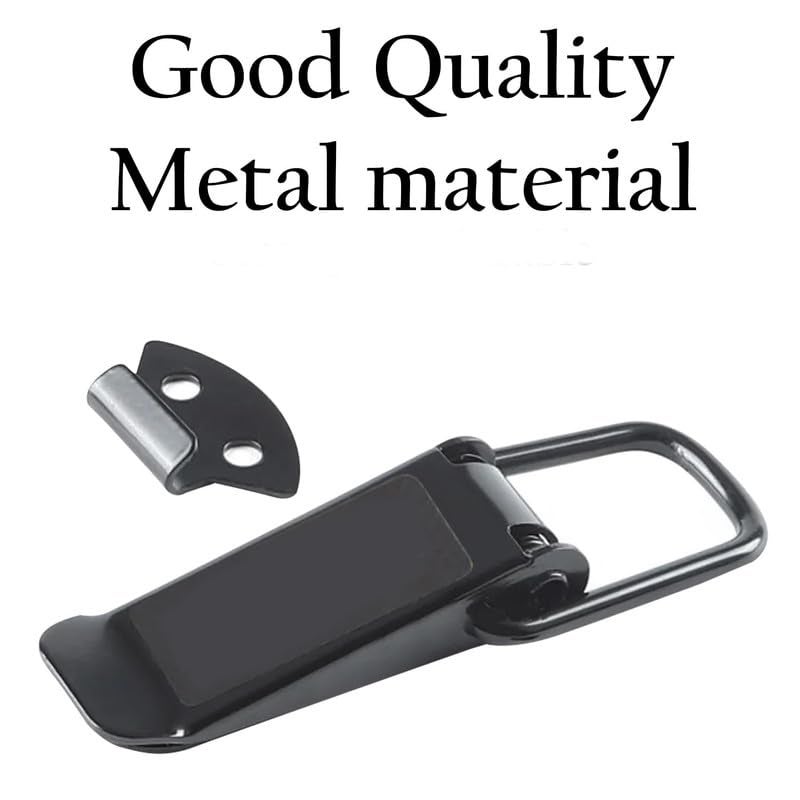 PARVY PARVY Bumper Security Hook Lock Clips Kit Quick Release Fasteners Bumper Clips for Car Bumpers Fenders Trunk and Hatch Lids Compatible with All Cars4PCS  - Image 5