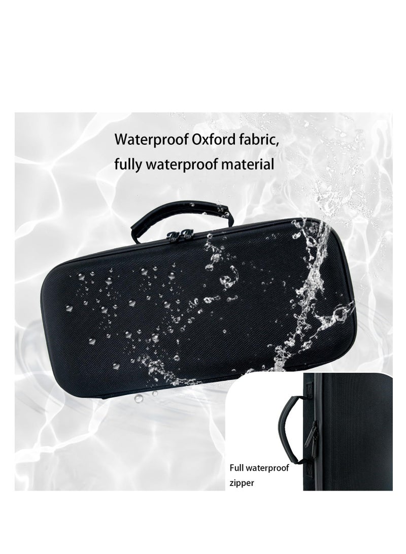 SOLARAE Hard Carrying Case Fit for Rog Ally Console, Compatible with Rog Ally Handheld Travel Protective Handbag, EVA Shockproof Storage Bag, Built-in Heat Dissipation Bracket, Waterproof Oxford Fabric - Image 3