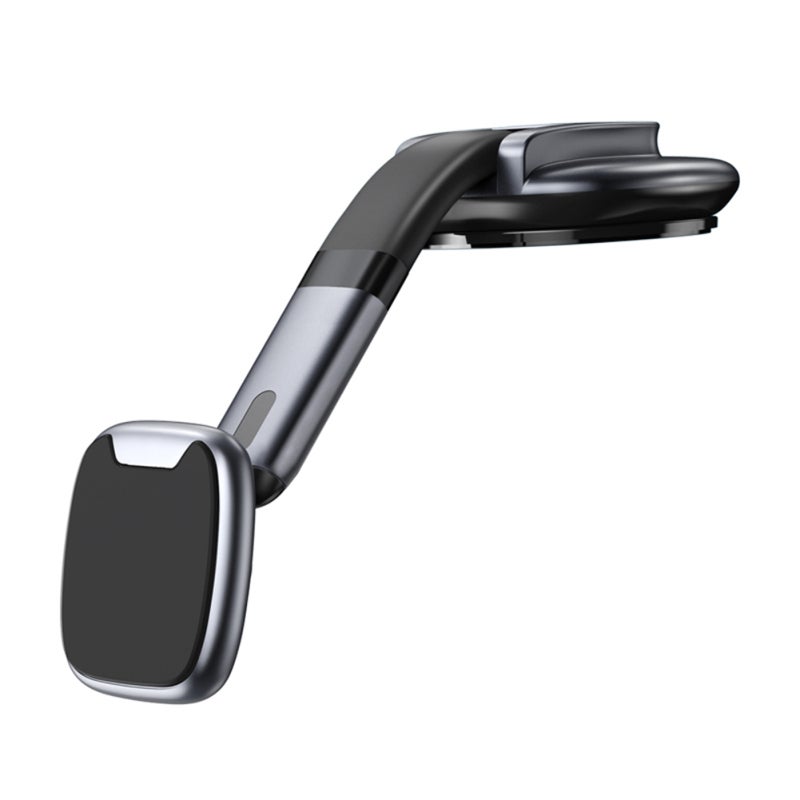 Magnetic Phone Mount: 6 Powerful Magnets, 70mm Suction Cup, Adjustable Flexible Arm - Anti-Slip Shockproof Grip, Durable ABS Material for Car Dashboard, Fits 4.7 to 7.2 Inch Phones - Image 1