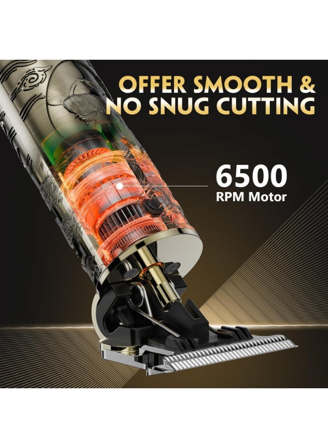 general Hair Clippers for Men Cordless Professional Beard Trimmers with LCD Display Electric Grooming Rechargeable Shaver Zero Gapped - Image 3