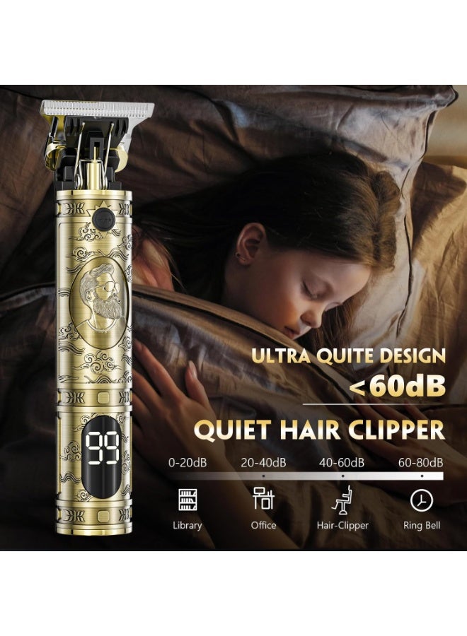 general Hair Clippers for Men Cordless Professional Beard Trimmers with LCD Display Electric Grooming Rechargeable Shaver Zero Gapped - Image 5