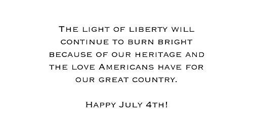 CEO Cards Independence Day Cards for Family & Business (Statue of Liberty) Happy 4th of July Bulk Greeting Card Set Pack of 25 with Red Envelopes (5x7 inch - A7) Office, Work, Employees & Clients (JF1502) - Image 3