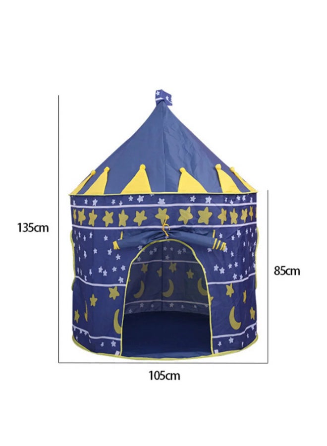 MiniMe Children’s Pop-Up Play Tent | 12-18 Months | blue and pink  | Polyester & Fiberglass | Quick Pop-Up & Portable | Durable & Tear-Resistant | Indoor & Outdoor Use | Easy Storage & Carry - Image 3