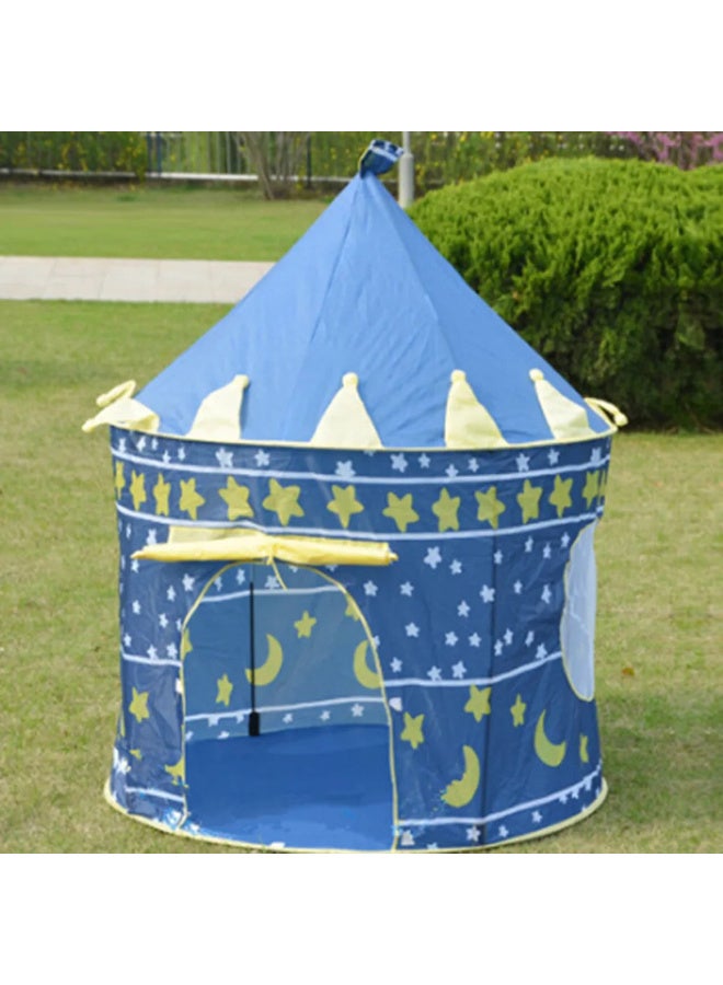 MiniMe Children’s Pop-Up Play Tent | 12-18 Months | blue and pink  | Polyester & Fiberglass | Quick Pop-Up & Portable | Durable & Tear-Resistant | Indoor & Outdoor Use | Easy Storage & Carry - Image 2