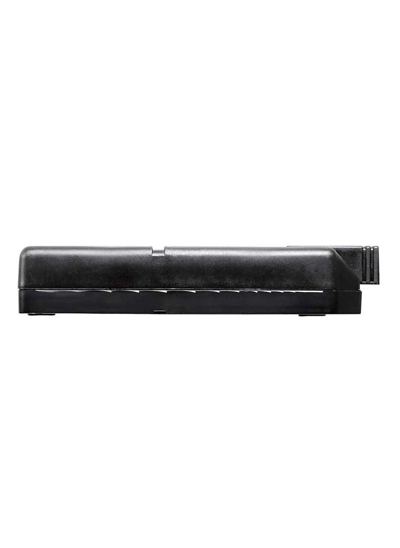 MASTERPLUG Masterplug ELS132B-01 Permaplug Two Socket Trailing Socket, without Plug and Cable, 13 Amp, Black  - Image 3